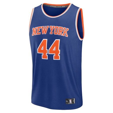 Fanatics New York Knicks Landry Shamet Blue Fast Break Player Jersey - Icon Edition