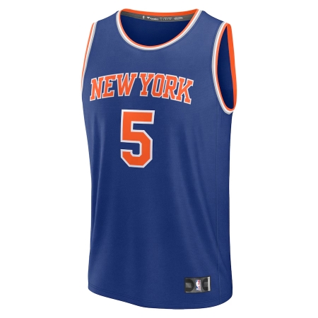 Fanatics New York Knicks Precious Achiuwa Blue Fast Break Player Jersey - Icon Edition