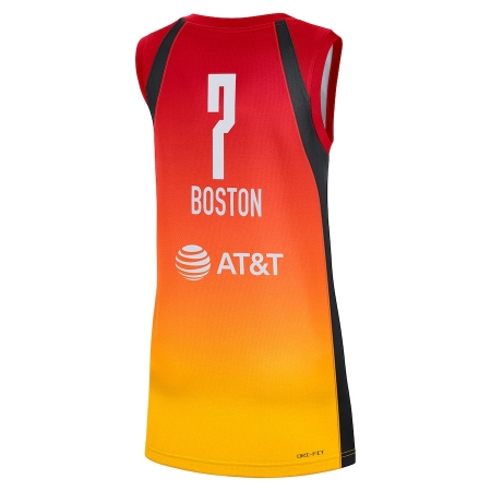 Jordan Brand Aliyah Boston Orange 2025 WNBA All-Star Game Victory Jersey