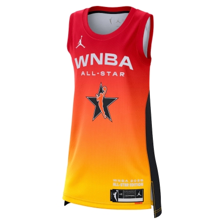 Jordan Brand Caitlin Clark Orange 2025 WNBA All-Star Game Victory Jersey
