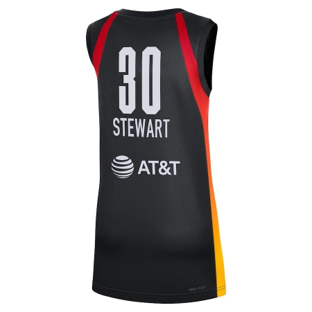 Jordan Brand Breanna Stewart Black 2025 WNBA All-Star Game Victory Jersey