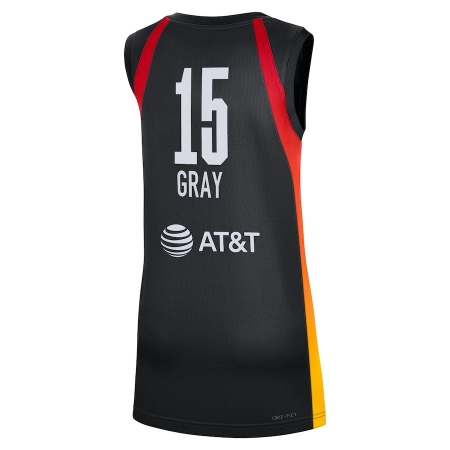 Jordan Brand Allisha Gray Black 2025 WNBA All-Star Game Victory Jersey