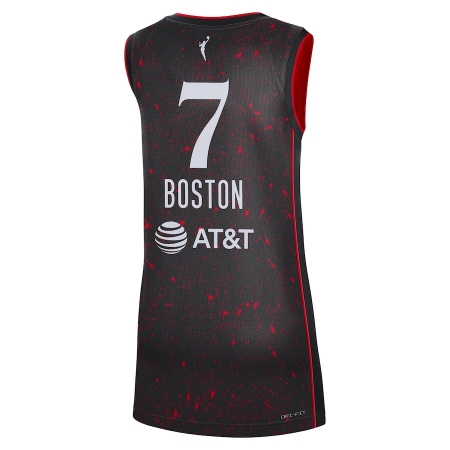 Nike Indiana Fever Aliyah Boston Black Stranger Things Victory Jersey - Rebel Edition