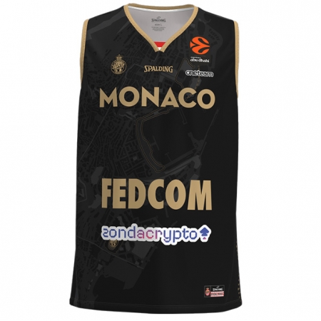 Spalding AS Monaco Basket EuroLeague Home Jersey