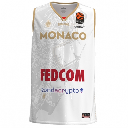 Spalding AS Monaco Basket EuroLeague Away Jersey
