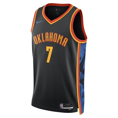 Nike Oklahoma City Thunder Chet Holmgren Black Player Jersey - City Edition