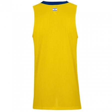 adidas Tel Aviv Maccabi Basketball Yellow Jersey