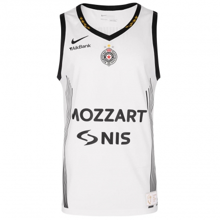 Nike Belgrade Partizan EuroLeague Basketball Away Jersey