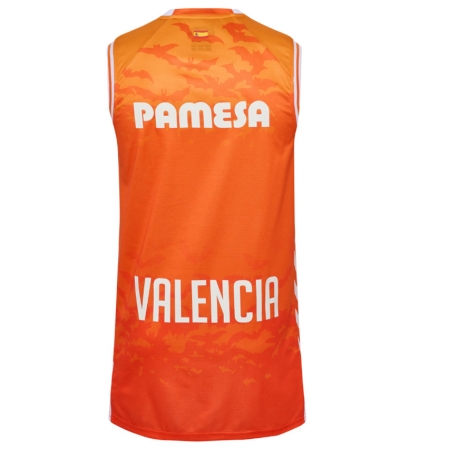 Hummel Valencia Basket Basketball EuroLeague Orange Jersey