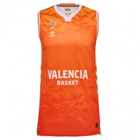 Hummel Valencia Basket Basketball EuroLeague Orange Jersey