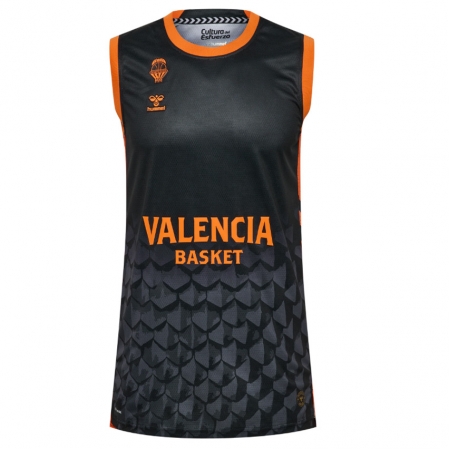 Hummel Valencia Basket Basketball EuroLeague Black Jersey