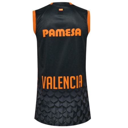 Hummel Valencia Basket Basketball EuroLeague Black Jersey