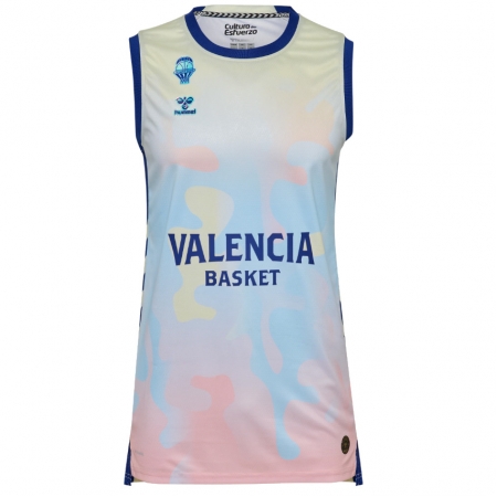 Hummel Valencia Basket Basketball EuroLeague White Jersey