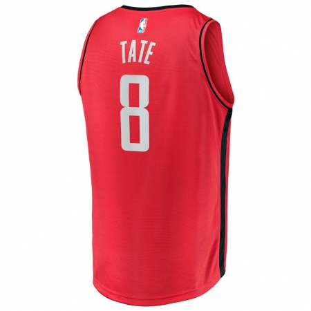 Fanatics Houston Rockets Jae'Sean Tate Red Fast Break Jersey - Icon Edition