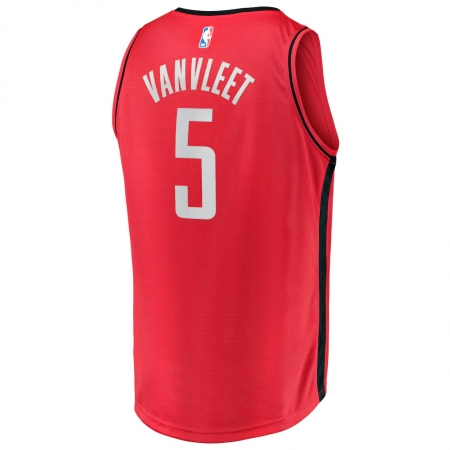 Fanatics Houston Rockets Fred VanVleet Red Fast Break Jersey - Icon Edition