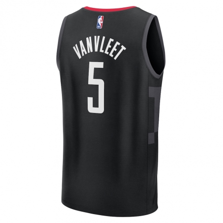 Fanatics Houston Rockets Fred VanVleet Black Fast Break Jersey - Statement Edition