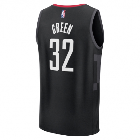 Fanatics Houston Rockets Jeff Green Black Fast Break Jersey - Statement Edition
