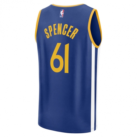 Fanatics Golden State Warriors Pat Spencer Royal Fast Break Jersey - Icon Edition