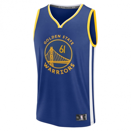 Fanatics Golden State Warriors Pat Spencer Royal Fast Break Jersey - Icon Edition