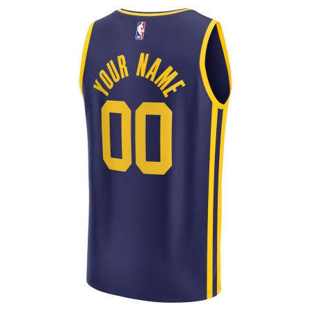 Fanatics Golden State Warriors Navy Fast Break Jersey - Statement Edition
