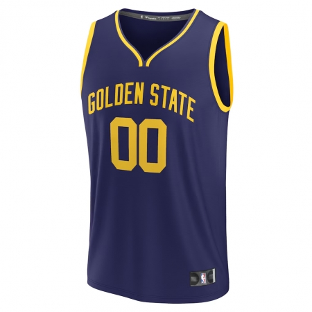 Fanatics Golden State Warriors Navy Fast Break Jersey - Statement Edition
