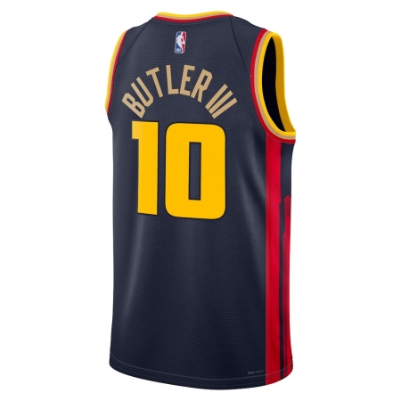 Nike Golden State Warriors Jimmy Butler Navy Jersey - City Edition