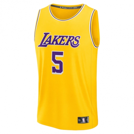 Fanatics Los Angeles Lakers Deandre Ayton Gold Fast Break Jersey - Icon Edition