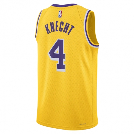 Nike Los Angeles Lakers Dalton Knecht Gold Jersey