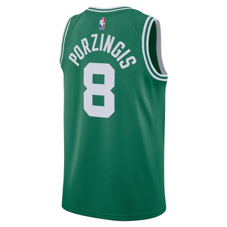 Nike Boston Celtics Kristaps Porzingis Kelly Green Jersey - Icon Edition