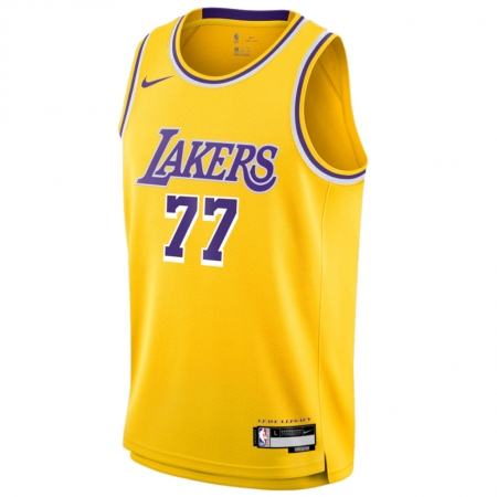 Nike Los Angeles Lakers Luka Doncic Gold Jersey - Icon Edition