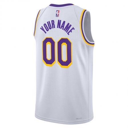 Nike Los Angeles Lakers White Swingman Jersey - Association Edition