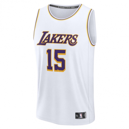Fanatics Los Angeles Lakers Austin Reaves White Fast Break Player Jersey - Association Edition