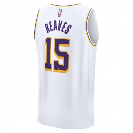 Fanatics Los Angeles Lakers Austin Reaves White Fast Break Player Jersey - Association Edition