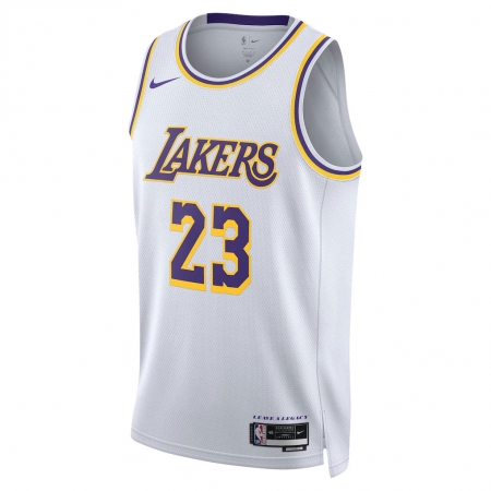 Nike Los Angeles Lakers LeBron James White Jersey - Association Edition