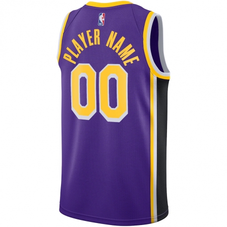 Jordan Brand Los Angeles Lakers Purple Swingman Custom Jersey - Statement Edition