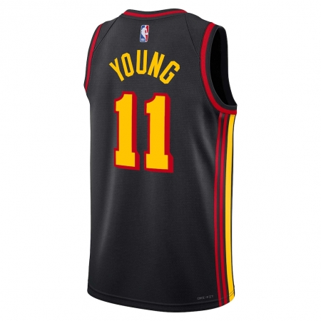 Jordan Brand Atlanta Hawks Trae Young Black Jersey - Statement Edition