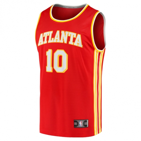 Fanatics Atlanta Hawks Zaccharie Risacher Red Fast Break Jersey - Icon Edition