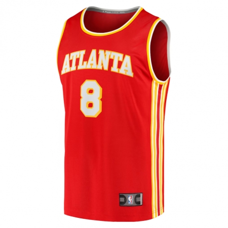 Fanatics Atlanta Hawks Kristaps Porziņgis Red Fast Break Jersey - Icon Edition