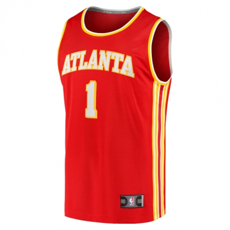 Fanatics Atlanta Hawks Jalen Johnson Red Fast Break Replica Jersey - Icon Edition