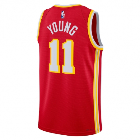Nike Atlanta Hawks Trae Young Red Jersey - Icon Edition