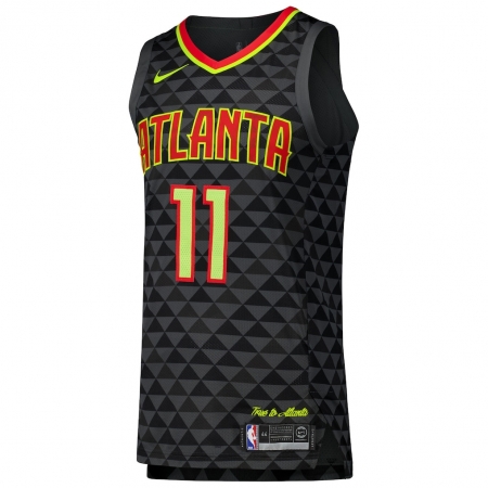 Nike Atlanta Hawks Trae Young Black Jersey - Icon Edition
