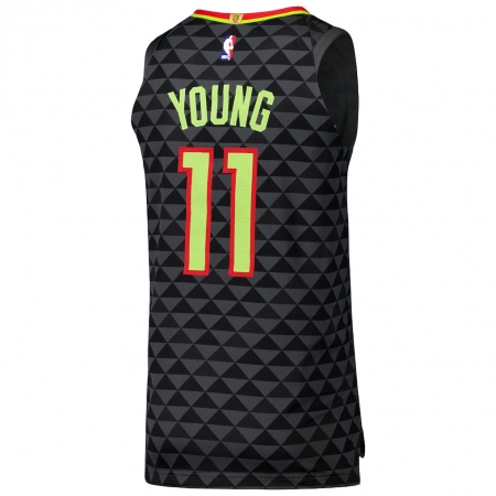 Nike Atlanta Hawks Trae Young Black Jersey - Icon Edition