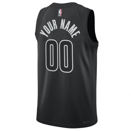 Jordan Brand Brooklyn Nets Black Jersey - Statement Edition