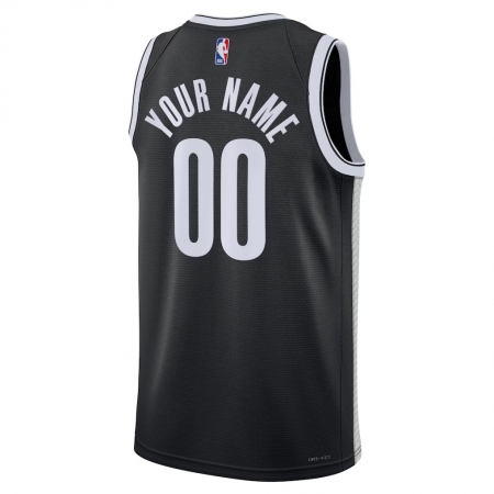 Nike Brooklyn Nets Black Jersey - Icon Edition