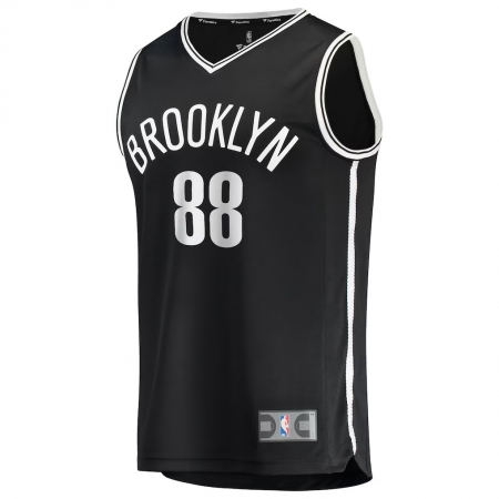Fanatics Brooklyn Nets Nolan Traore Black Fast Break Jersey - Icon Edition