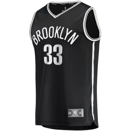 Fanatics Brooklyn Nets Nicolas Claxton Black Fast Break Jersey - Icon Edition