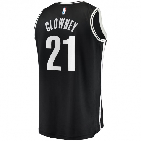 Fanatics Brooklyn Nets Noah Clowney Black Fast Break Jersey - Icon Edition