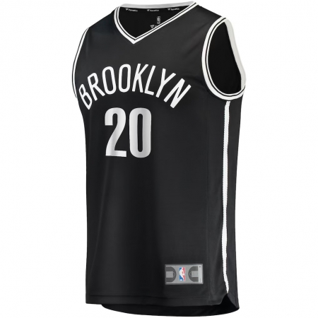 Fanatics Brooklyn Nets Day'Ron Sharpe Black Fast Break Jersey - Icon Edition