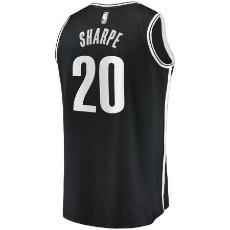 Fanatics Brooklyn Nets Day'Ron Sharpe Black Fast Break Jersey - Icon Edition