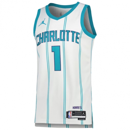 Jordan Brand Charlotte Hornets LaMelo Ball White Jersey - Association Edition